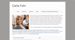 Desktop Screenshot of carlafehr.org