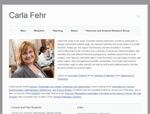 Tablet Screenshot of carlafehr.org